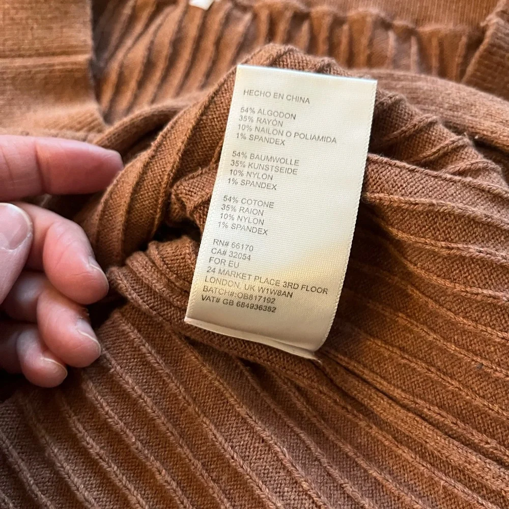 Free People Skyline Ribbed Midi Skirt - Picture 7 of 7